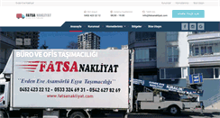 Desktop Screenshot of fatsanakliyat.com